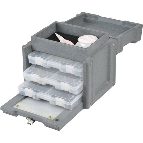 metal medical tackle boxes|dental tackle box.